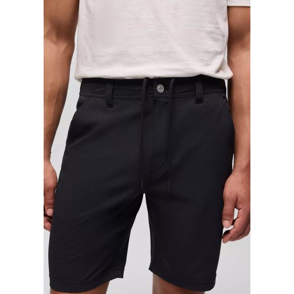 Prana Men's Hybridizer Short – Black | Size 33/08 | NWT - Picture 1 of 10